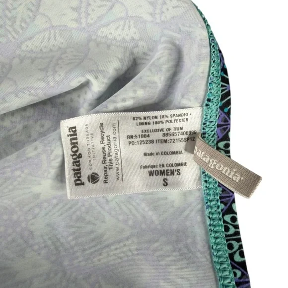 Patagonia Kupala Printed Triangle Bikini Top Bottom - Picture 6 of 10